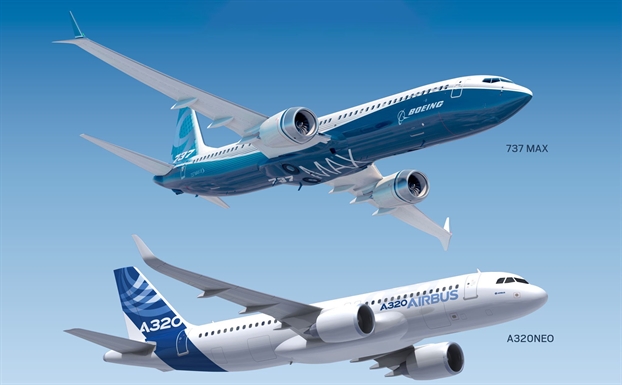 Airbus tang truong doanh so trong khi Boeing gap rac roi vi 737 MAX