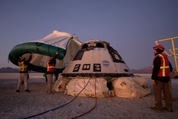 Tau vu tru Starliner cua Boeing ha canh an toan sau nhiem vu that bai