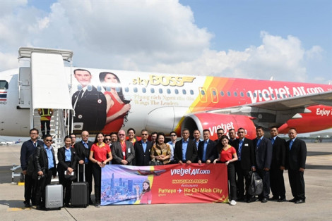 Vietjet khai trương đường bay TP.HCM - Pattaya vi vu Giáng sinh và năm mới