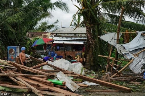 Bão Phanfone khiến ít nhất 16 người thiệt mạng tại Philippines
