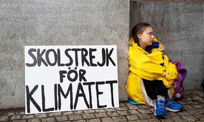 Tuoi tre toan the gioi dung len 'vi khi hau': Greta Thunberg, nha hoat dong moi truong tuoi 16