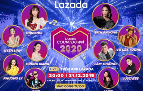 Đại nhạc hội Lazada Countdown 2020 - Sự kiện không thể bỏ lỡ dịp tết Dương lịch