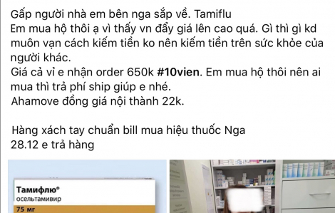 Đổ xô mua Tamiflu phòng cúm