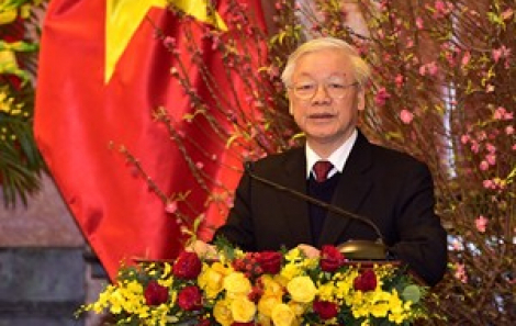 Tổng Bí thư, Chủ tịch nước Nguyễn Phú Trọng chúc tết các vị lãnh đạo, nguyên lãnh đạo Đảng, Nhà nước
