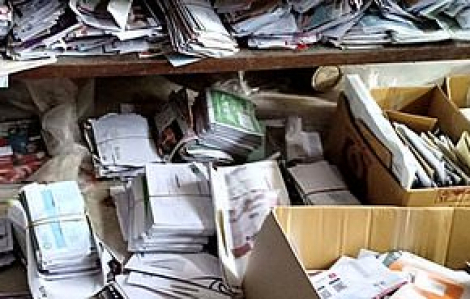 Nhân viên bưu điện Nhật ‘giam’ tại nhà riêng 24 ngàn thư và bưu phẩm của khách