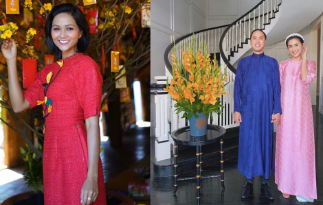 Sao Việt xúng xính áo quần ngày đầu năm mới