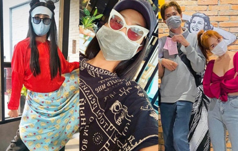 Lo lắng virus corona, sao Việt đeo khẩu trang khi đến nơi đông người