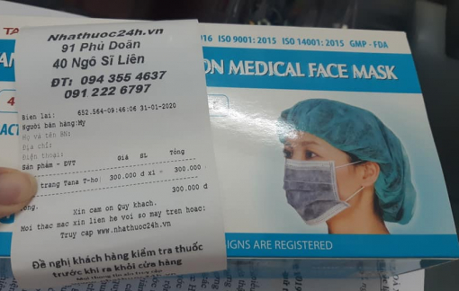 Hai cửa hàng nâng giá khẩu trang 'chặt chém' khách bị phạt 20 - 30 triệu đồng