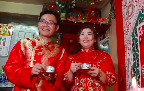 Độc đáo lễ cưới của người Việt gốc Hoa