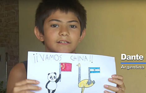 Clip: Trẻ em Mỹ La Tinh ủng hộ tinh thần Trung Quốc giữa đại dịch Covid-19