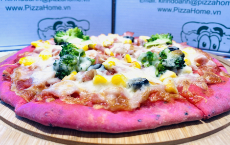 Sau bánh mì thanh long lại xuất hiện pizza thanh long