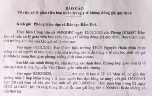 Sợ cho cái khẩu trang ở Đầm Dơi!