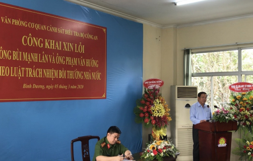 Bộ Công an tổ chức xin lỗi công khai 2 doanh nhân trong vụ án Năm Cam