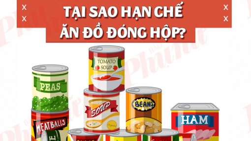 Tại sao hạn chế ăn đồ đóng hộp?