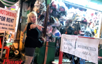 Hạn chế ra vào, một đoạn phố Bùi Viện bỗng nhiên lặng lẽ