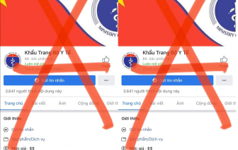 Xuất hiện nhiều trang Fanpage giả mạo Bộ Y tế để bán khẩu trang