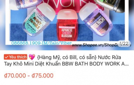 Hàng ngàn khẩu trang, nước rửa tay rao bán trên Shopee, Lazada, Sendo... phải gỡ bỏ