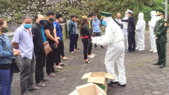 Hơn 500 người Việt từ Lào trở về qua các cửa khẩu ở Quảng Trị, Hà Tĩnh