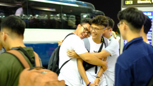 Con hãy ra ngay sân bay Toulouse bắt cho kịp chuyến về