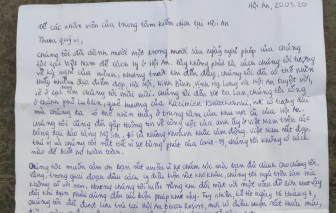 Xúc động với bức thư hai du khách Ba Lan gửi thành phố Hội An sau kỳ cách ly