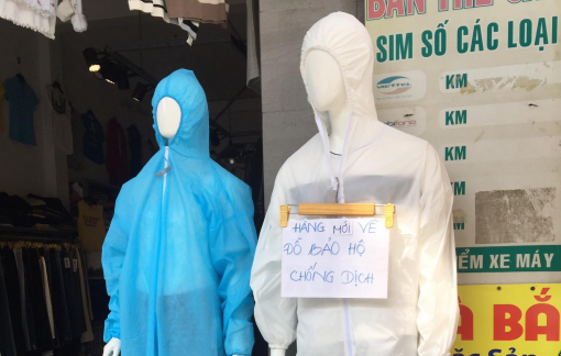 Cảnh báo quần áo chống dịch không chống được dịch, bán tràn lan trên thị trường