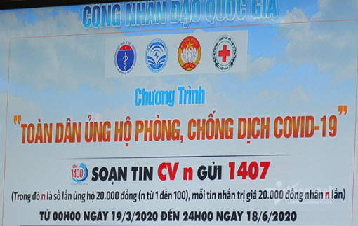 Hơn 100 tỷ đồng ủng hộ phòng, chống COVID-19 qua Cổng Nhân đạo 1407