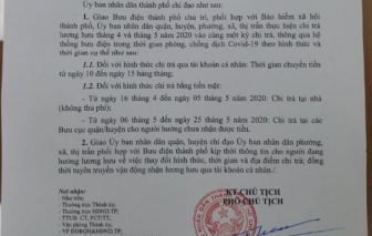 TPHCM đẩy nhanh tiến độ chi trả lương hưu, trợ cấp bảo hiểm xã hội