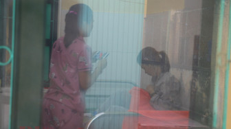 Sản phụ sinh bé gái trong khu cách ly đã được xuất viện