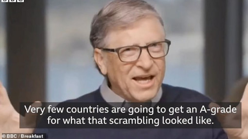 Tỷ phú Bill Gates chỉ trích chính phủ các nước thiếu chuẩn bị trước đại dịch COVID-19