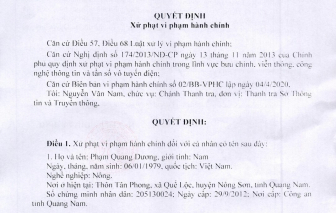 Hoang tin trẻ em bị bắt cóc, 3 người bị phạt 37,5 triệu đồng