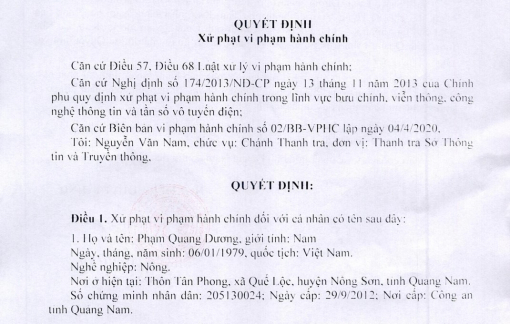 Hoang tin trẻ em bị bắt cóc, 3 người bị phạt 37,5 triệu đồng