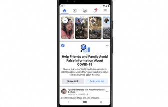 Facebook sẽ cảnh báo cho người dùng biết “tin vịt” về COVID-19
