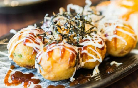 Cận cảnh món takoyaki ngon nhất Nhật Bản