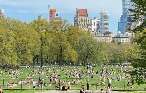 Người dân Mỹ đổ xô ra công viên sưởi ấm bất chấp dịch COVID-19 đang giết chết hơn 1.200 người mỗi ngày