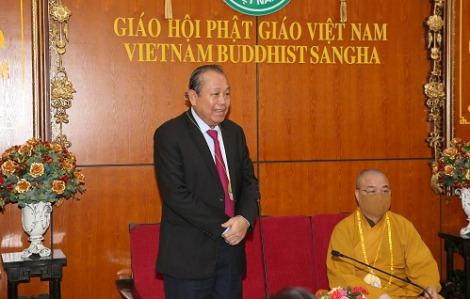Phó thủ tướng Thường trực Trương Hòa Bình chúc mừng Đại lễ Phật đản