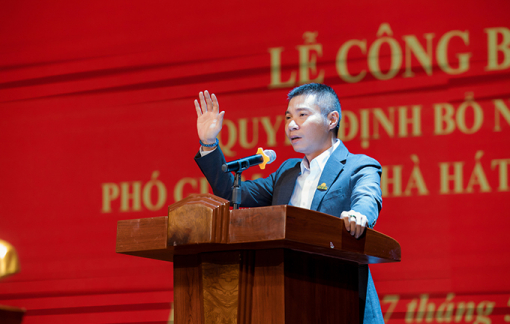 NSND Công Lý được bổ nhiệm làm Phó giám đốc Nhà hát Kịch Hà Nội