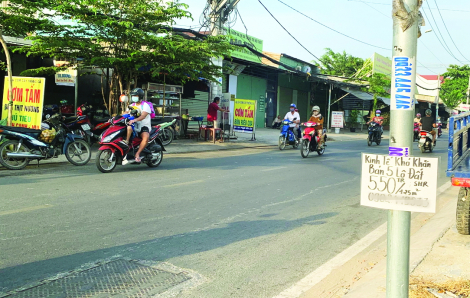 Giá nhà ở TPHCM đang giảm