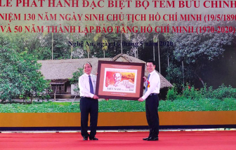 Phát hành bộ tem đặc biệt kỷ niệm 130 năm Ngày sinh Chủ tịch Hồ Chí Minh