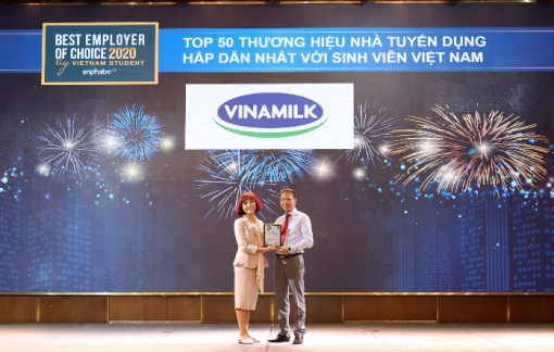 Vinamilk là một trong những nhà tuyển dụng hấp dẫn nhất đối với thế hệ trẻ