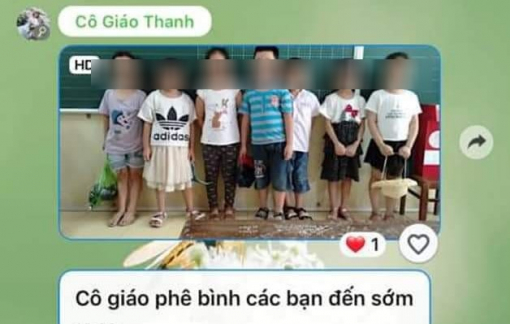 Sở Giáo dục - Đào tạo Hải Phòng nói gì vụ học sinh lớp 1 phải đứng ngoài trời nắng 40 độ vì đi học sớm 15 phút?