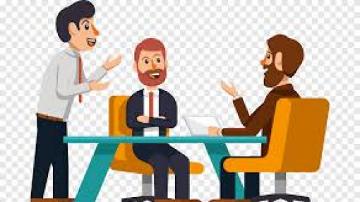 Đàn ông bận đi họp