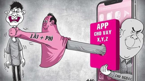 Rầm Rộ vay nóng 
qua app đang “đẻ” ra nhiều hệ lụy