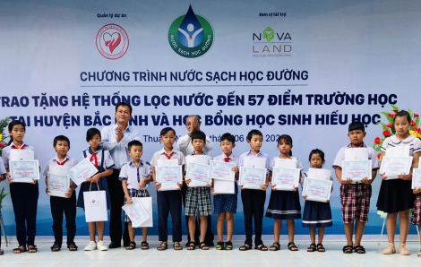 “Nước sạch học đường” đến với giáo viên, học sinh huyện Bắc Bình, Bình Thuận