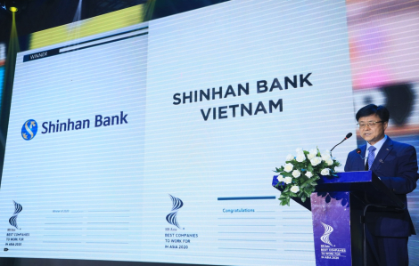 Ngân hàng Shinhan lần thứ hai đón nhận giải thưởng Nơi làm việc tốt nhất châu Á