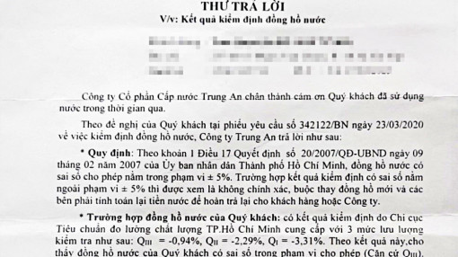 Có thể khởi kiện vụ “tiền nước sinh hoạt tăng hơn 100 lần”