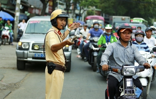 CSGT sẽ huy động phương tiện chở thí sinh đến điểm thi khi có sự cố