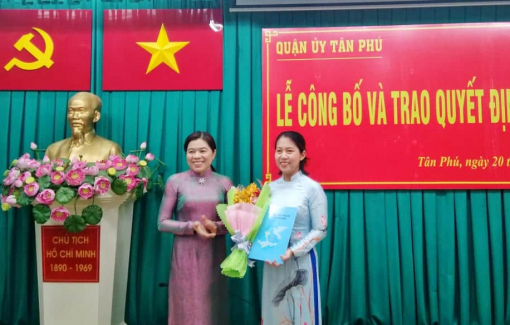 Bà Chung Thủy Tiên làm Chủ tịch Hội LHPN quận Tân Phú