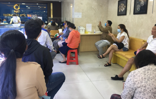 Giá vàng lên gần 57 triệu đồng/lượng