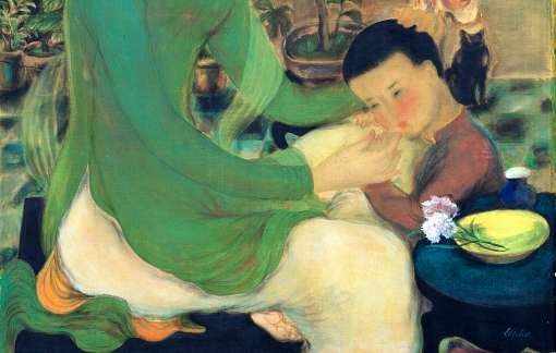 Bức tranh triệu USD đầu tiên của Việt Nam là tác phẩm về gia đình