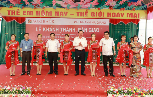 Khánh thành các công trình chào mừng Đại hội Đảng bộ Agribank lần thứ X, nhiệm kỳ 2020 - 2025